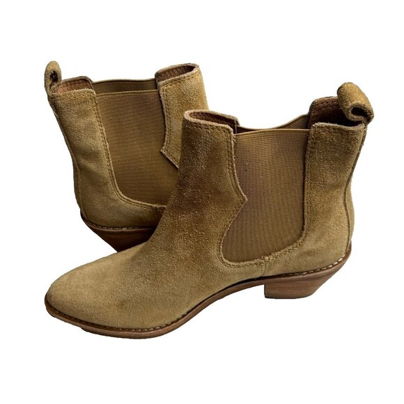 Madewell $188 The Watkin Ankle Boot in Toffee Size 6 NN023 - Picture 6 of 10